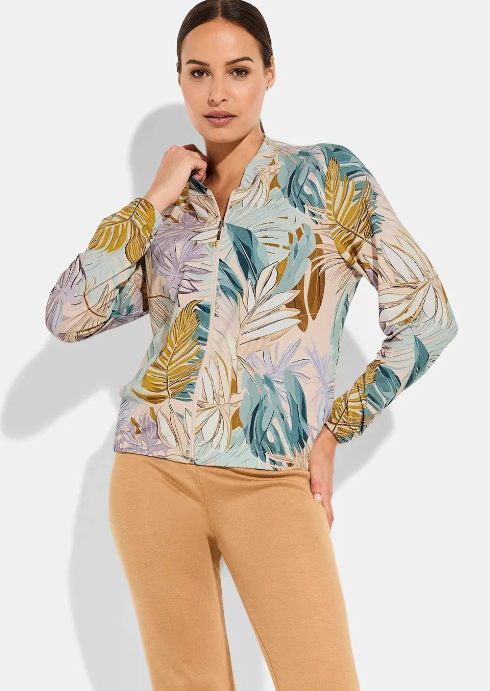 Blouson aus Viskose-Jersey