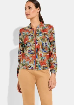 Blouson aus Viskose-Jersey