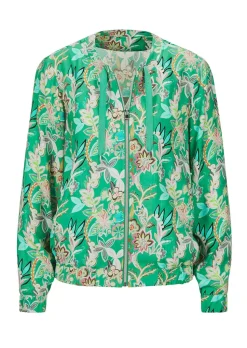 Blouson mit floralen Alloverdruck