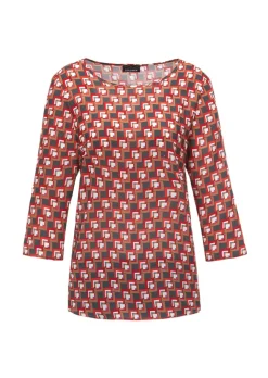 Bluse 3/4-Arm mit grafischem Druck