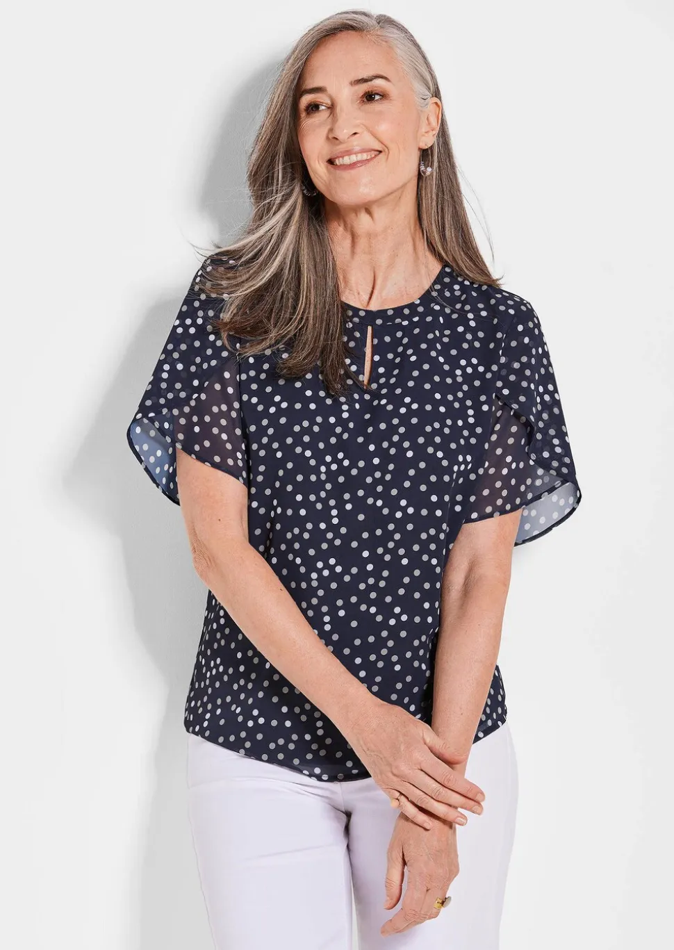 Bluse aus leichtem Chiffon