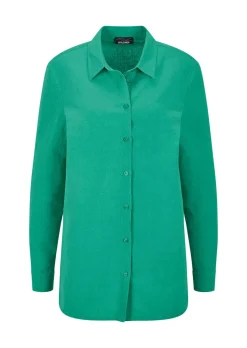 Bluse aus Leinen und Baumwolle