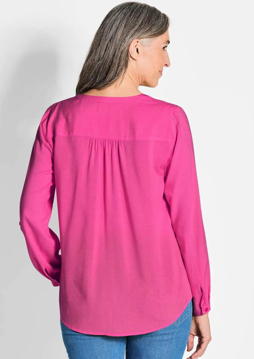 Bluse aus reiner Viskose