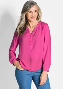 Bluse aus reiner Viskose