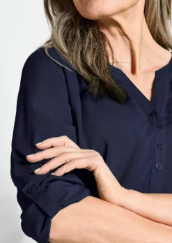 Bluse aus reiner Viskose