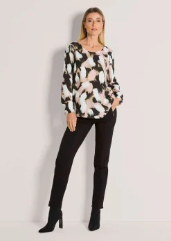 Bluse aus reiner Viskose