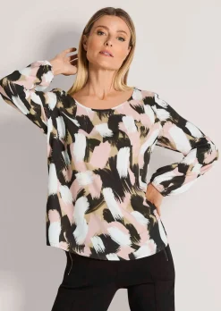 Bluse aus reiner Viskose