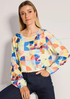 Bluse aus reiner Viskose
