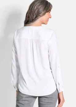 Bluse aus reiner Viskose