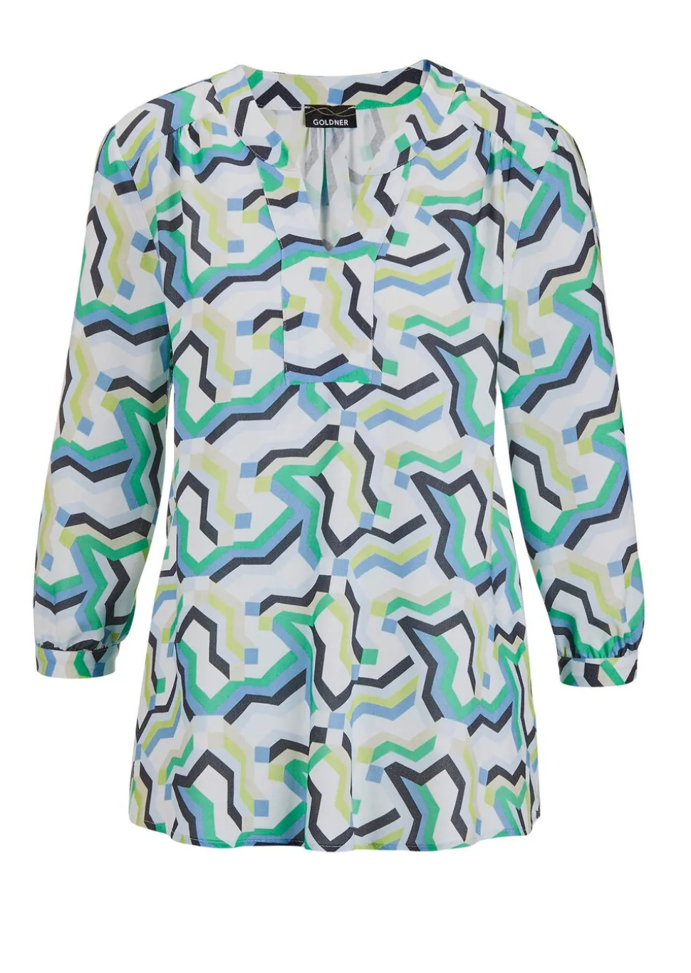 Bluse im Tunikastil