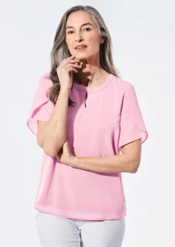 Bluse mit aufregender Ärmellösung