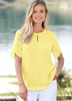 Bluse mit aufregender Ärmellösung