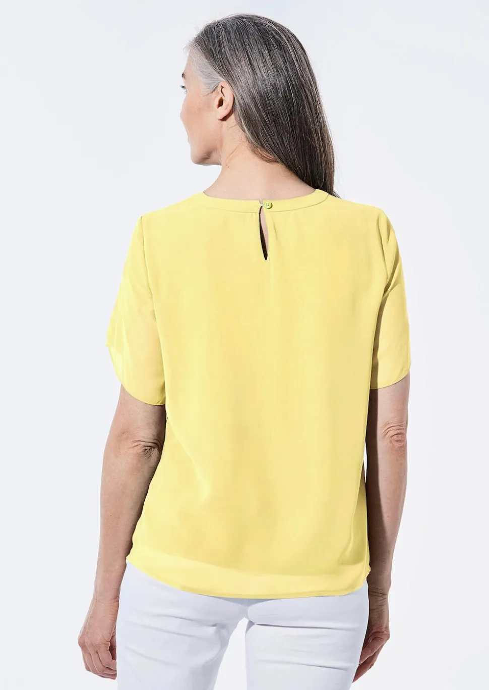 Bluse mit aufregender Ärmellösung