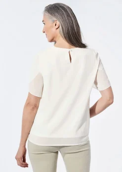 Bluse mit aufregender Ärmellösung
