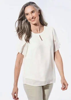 Bluse mit aufregender Ärmellösung