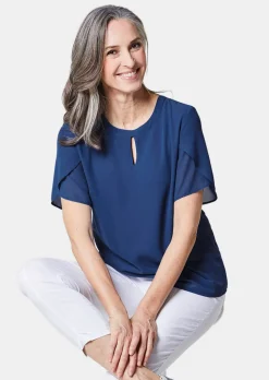 Bluse mit aufregender Ärmellösung