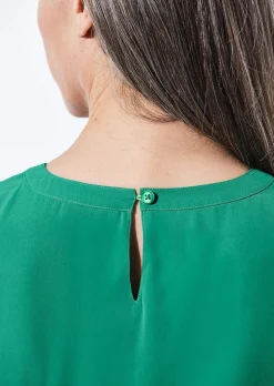 Bluse mit aufregender Ärmellösung