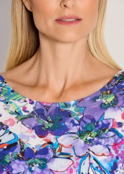 Bluse mit Blumenprint