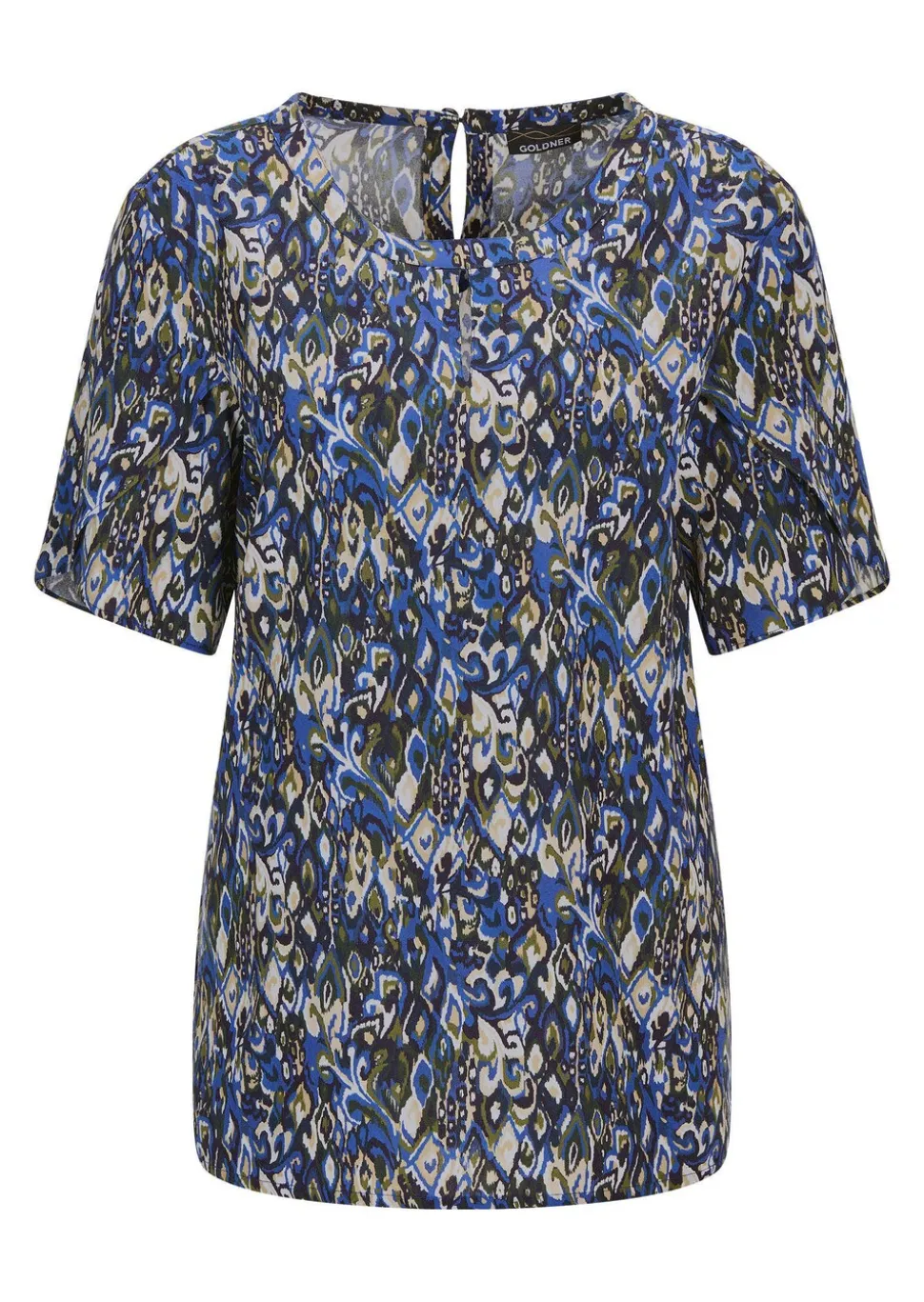 Bluse mit doppellagigen Ärmeln