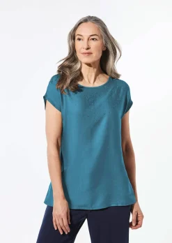 Bluse mit Glitzersteinen