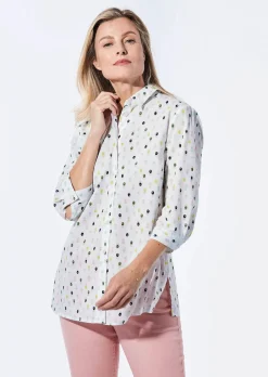 Bluse mit Hemdkragen