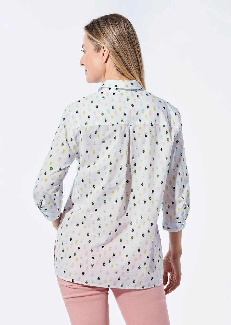 Bluse mit Hemdkragen