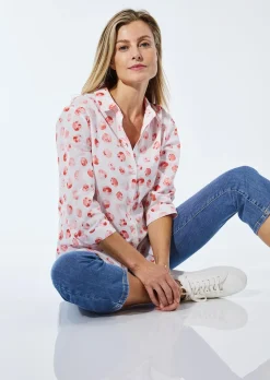 Bluse mit Hemdkragen