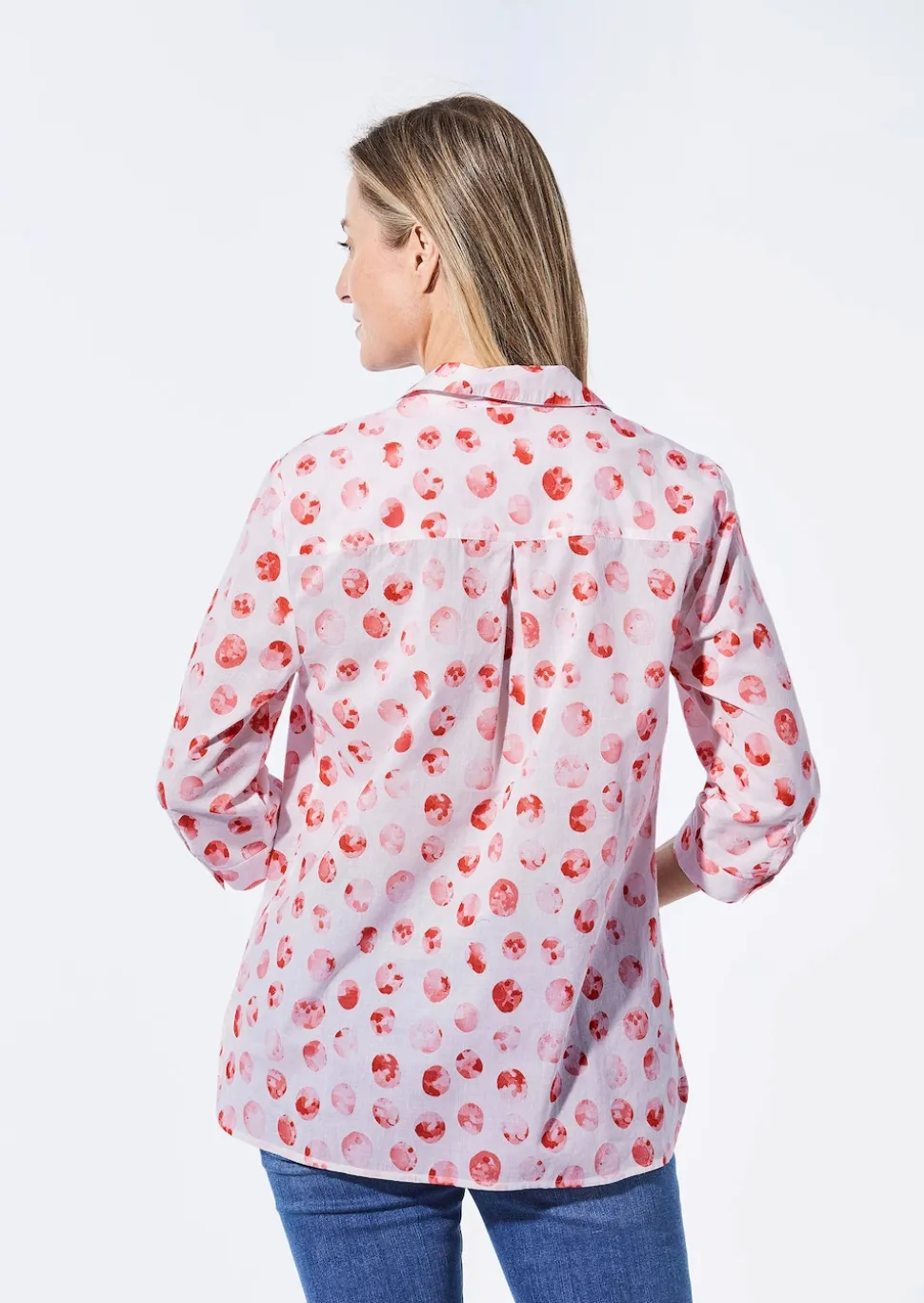 Bluse mit Hemdkragen