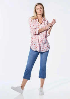 Bluse mit Hemdkragen