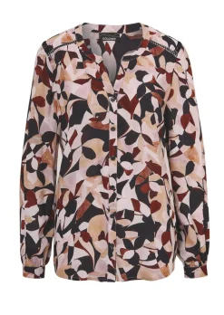Bluse mit Tunika Ausschnitt
