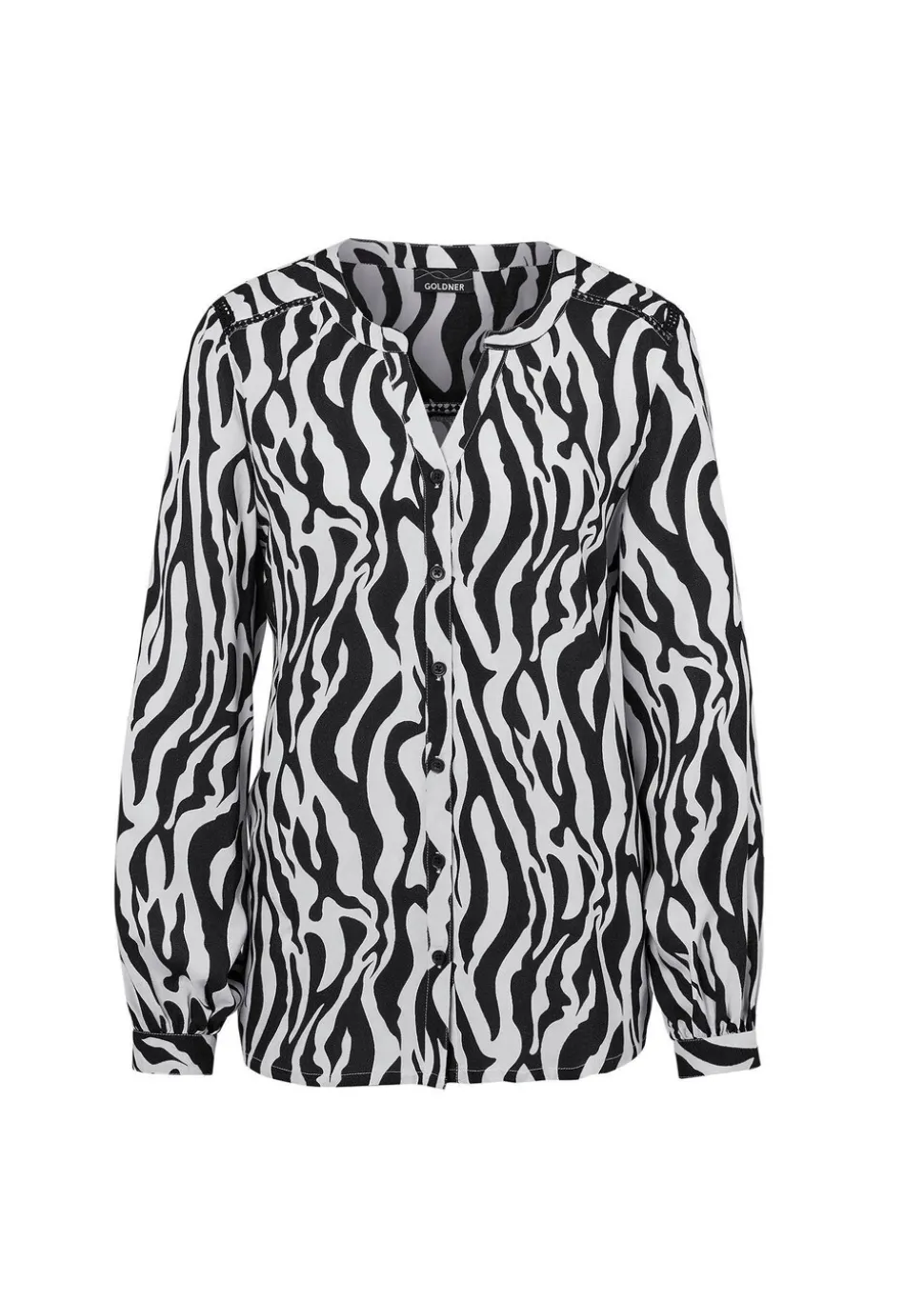 Bluse mit Tunika Ausschnitt