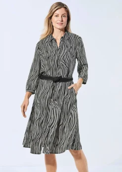 Blusenkleid mit Hemdkragen