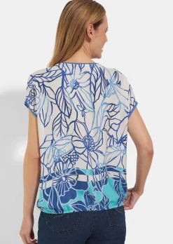 Blusenshirt aus reiner Viskose
