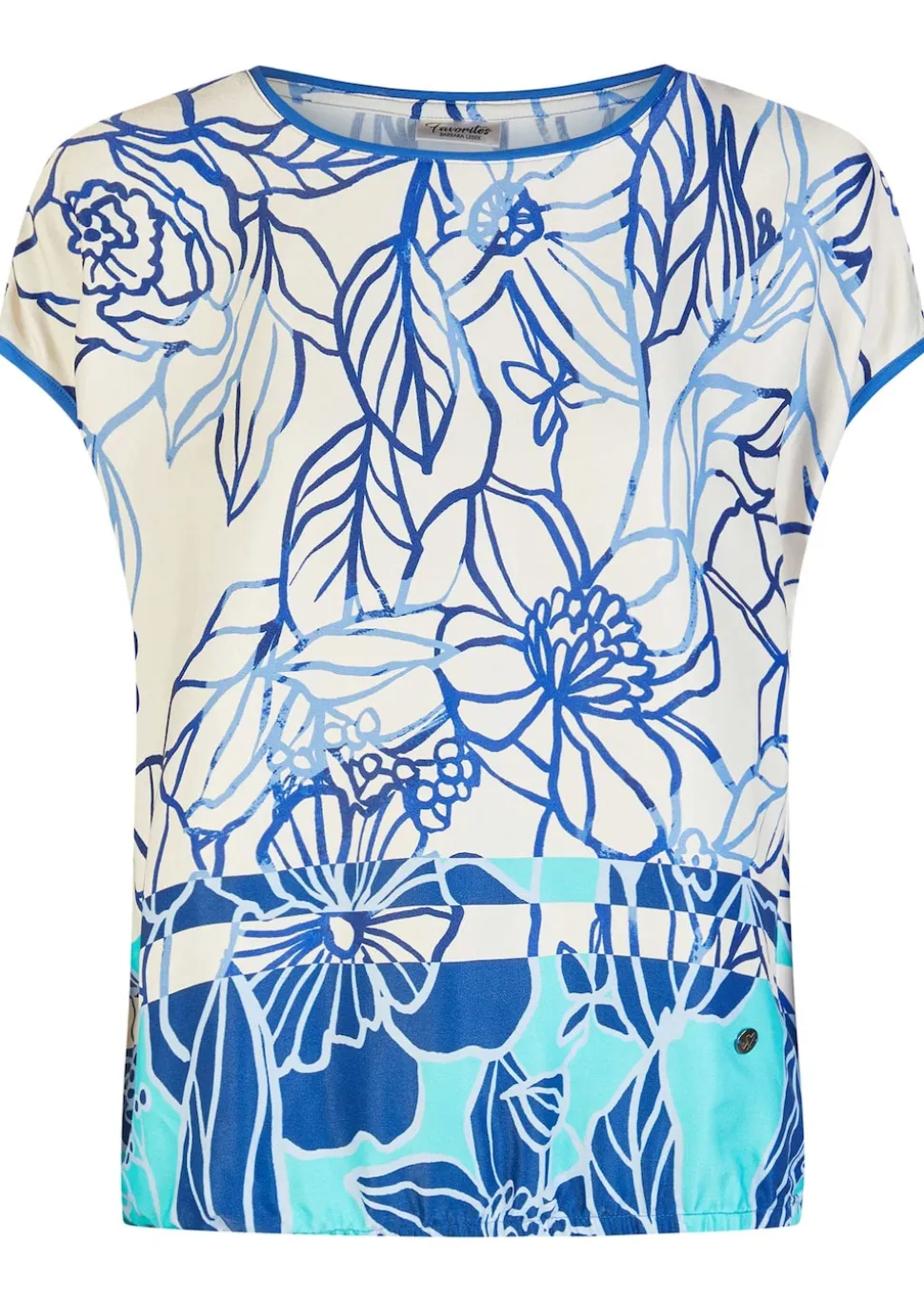Blusenshirt aus reiner Viskose