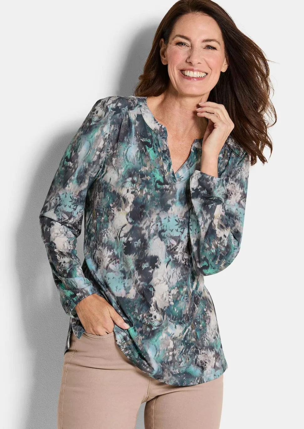 Blusenshirt in femininer Form