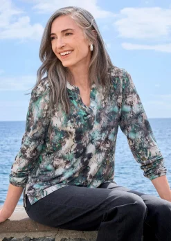 Blusenshirt in femininer Form