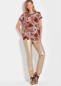 Blusenshirt mit Alloverdruck
