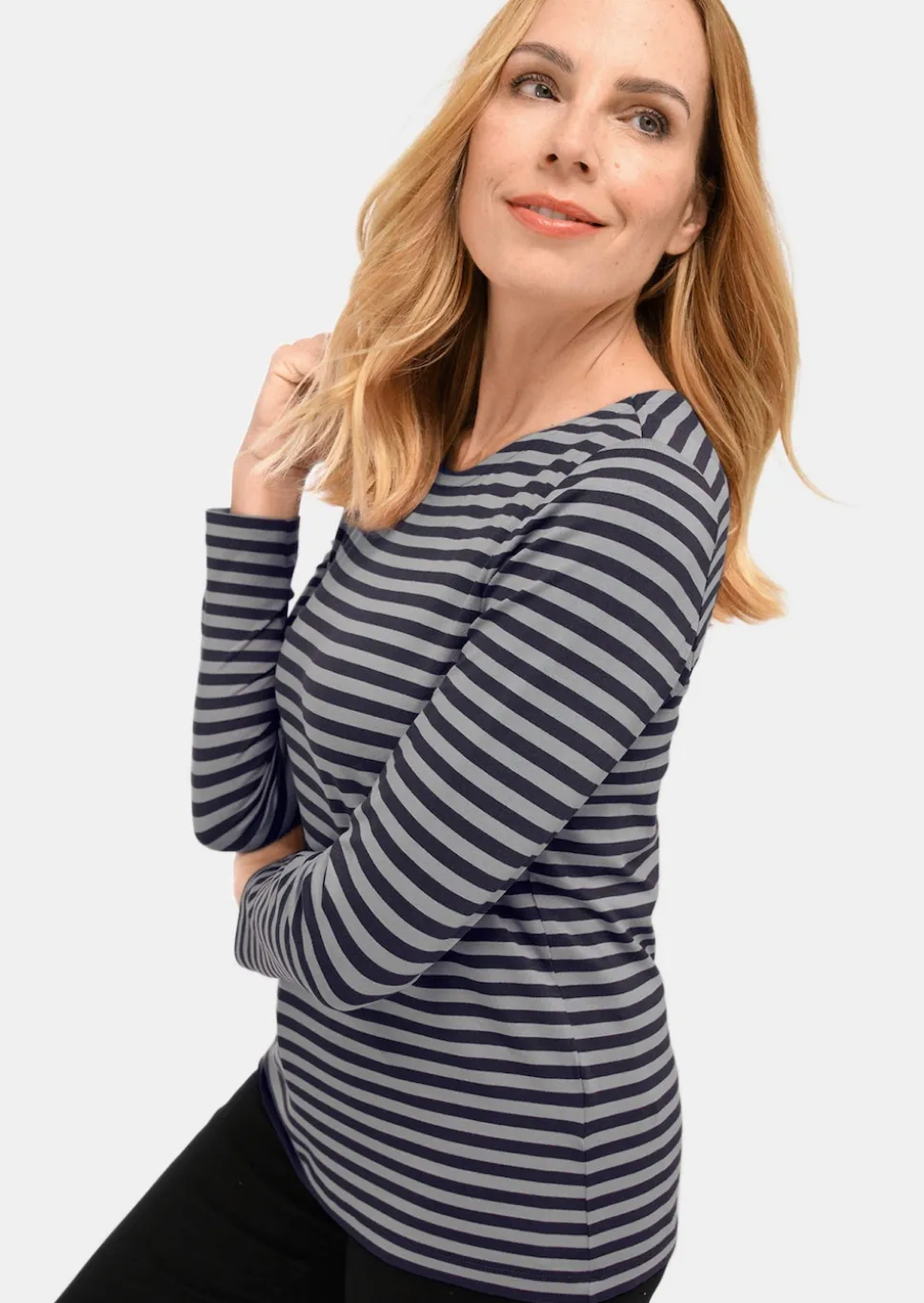 Buntgewirktes Ringelshirt