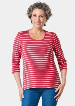 Buntgewirktes Ringelshirt