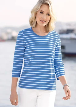 Buntgewirktes Ringelshirt