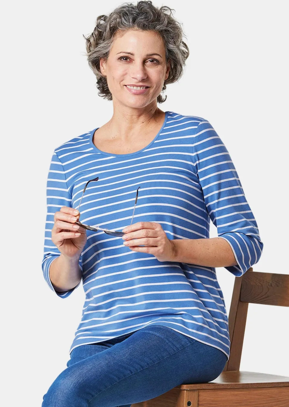 Buntgewirktes Ringelshirt