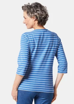 Buntgewirktes Ringelshirt