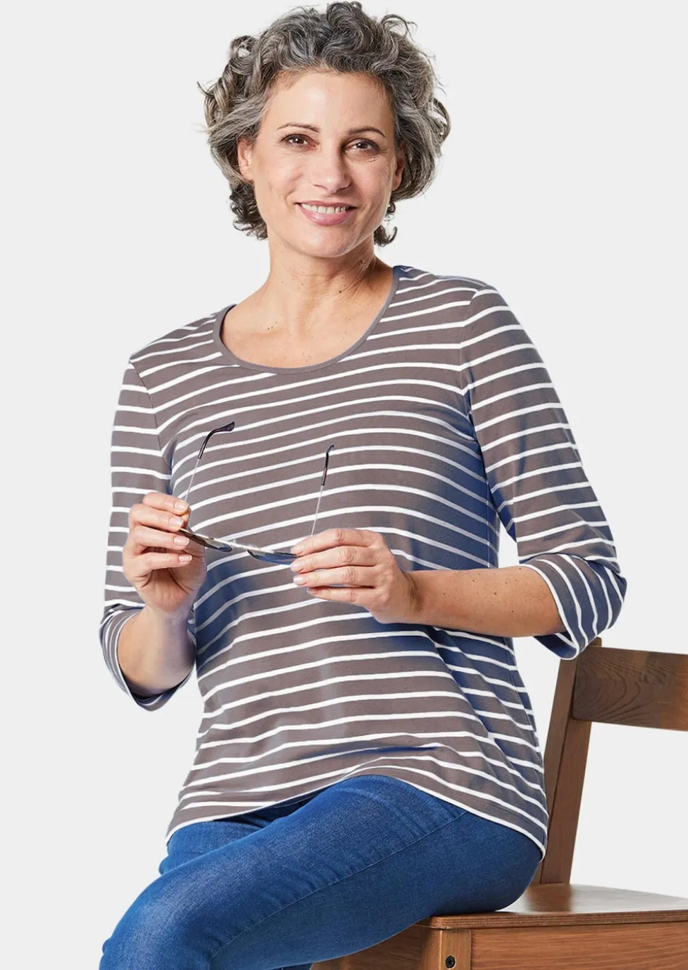 Buntgewirktes Ringelshirt