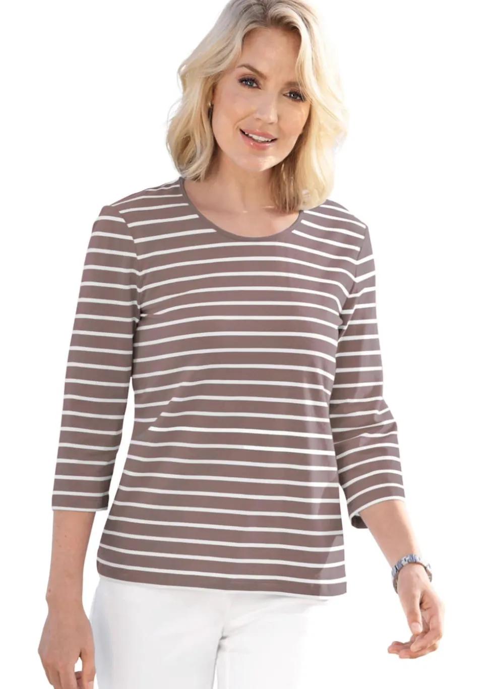 Buntgewirktes Ringelshirt