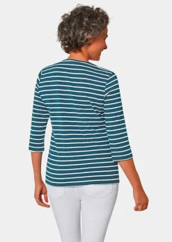 Buntgewirktes Ringelshirt