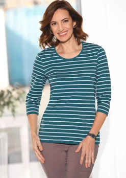 Buntgewirktes Ringelshirt