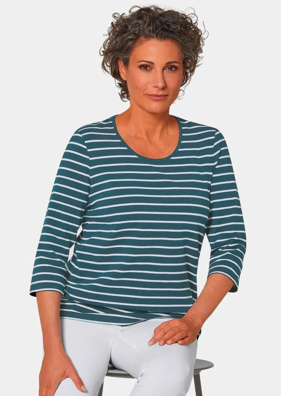 Buntgewirktes Ringelshirt