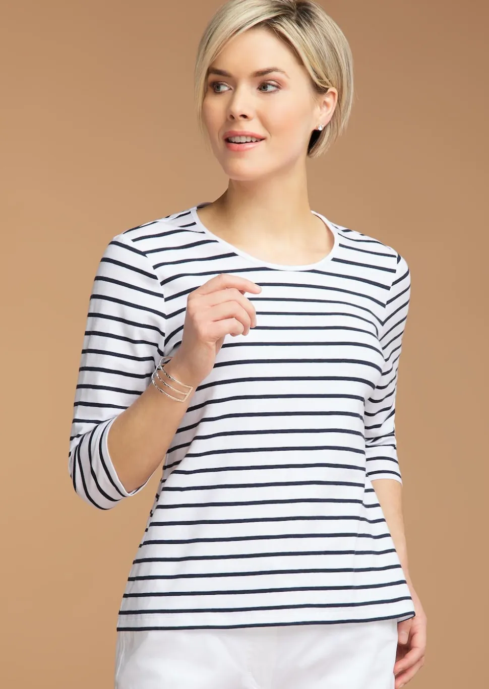 Buntgewirktes Ringelshirt