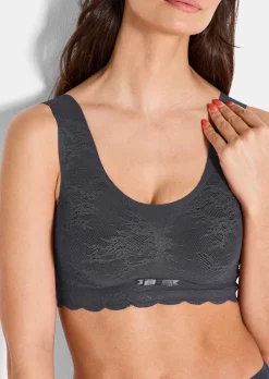 Bustier aus floraler Spitze