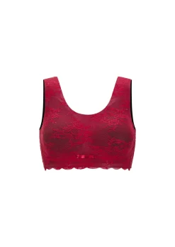 Bustier aus floraler Spitze
